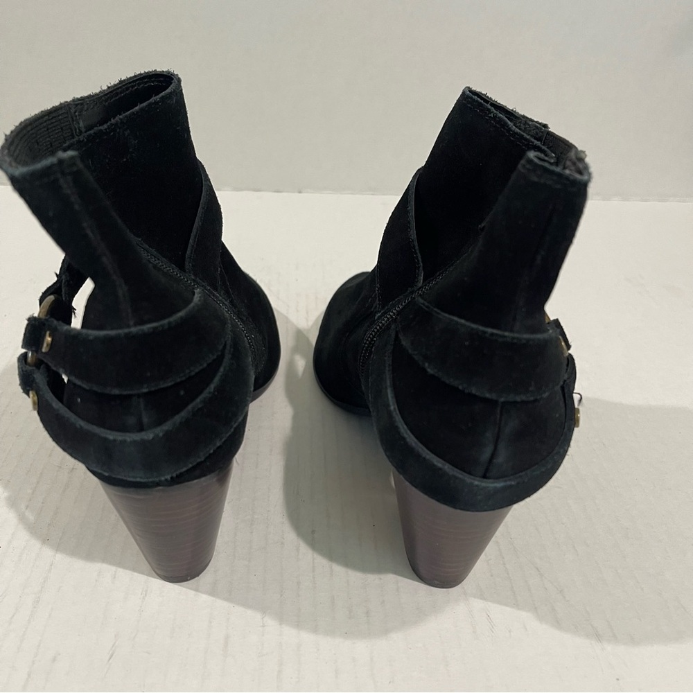 Women’s Bella Vita Bronx Black Leather Booties Size 7.5 W! - Picture 6 of 10